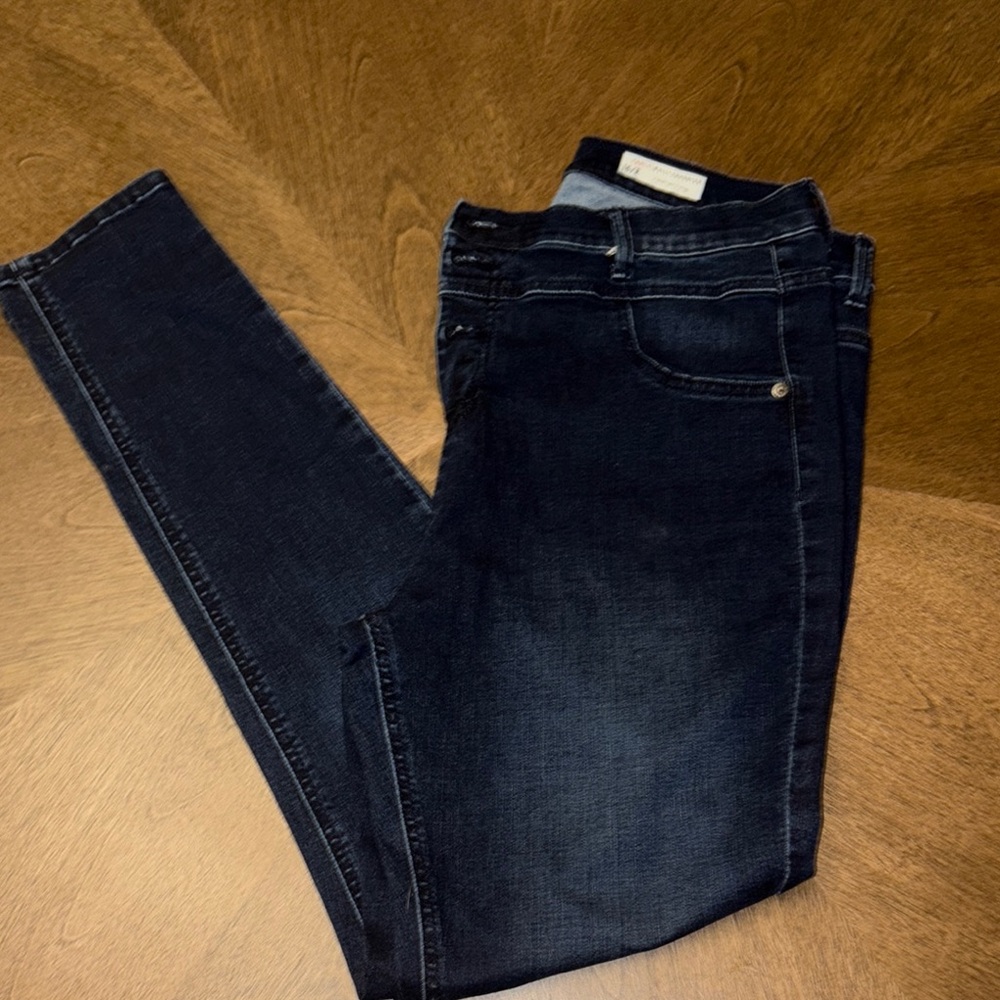 Skinny Blue Jeans Classic Fit